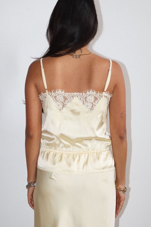 Isabella Satin Lace Cami