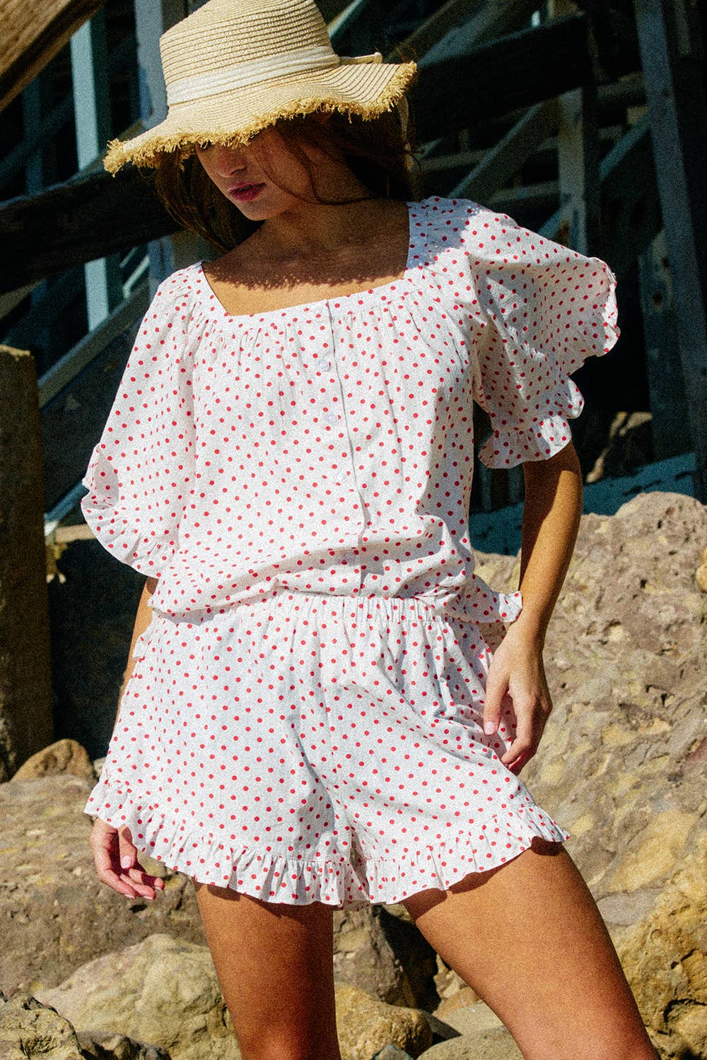 Ava Polka Dot Shorts