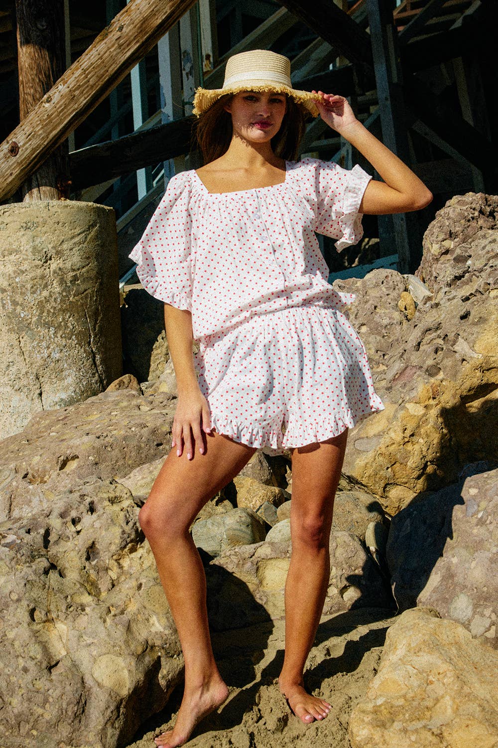 Ava Polka Dot Shorts