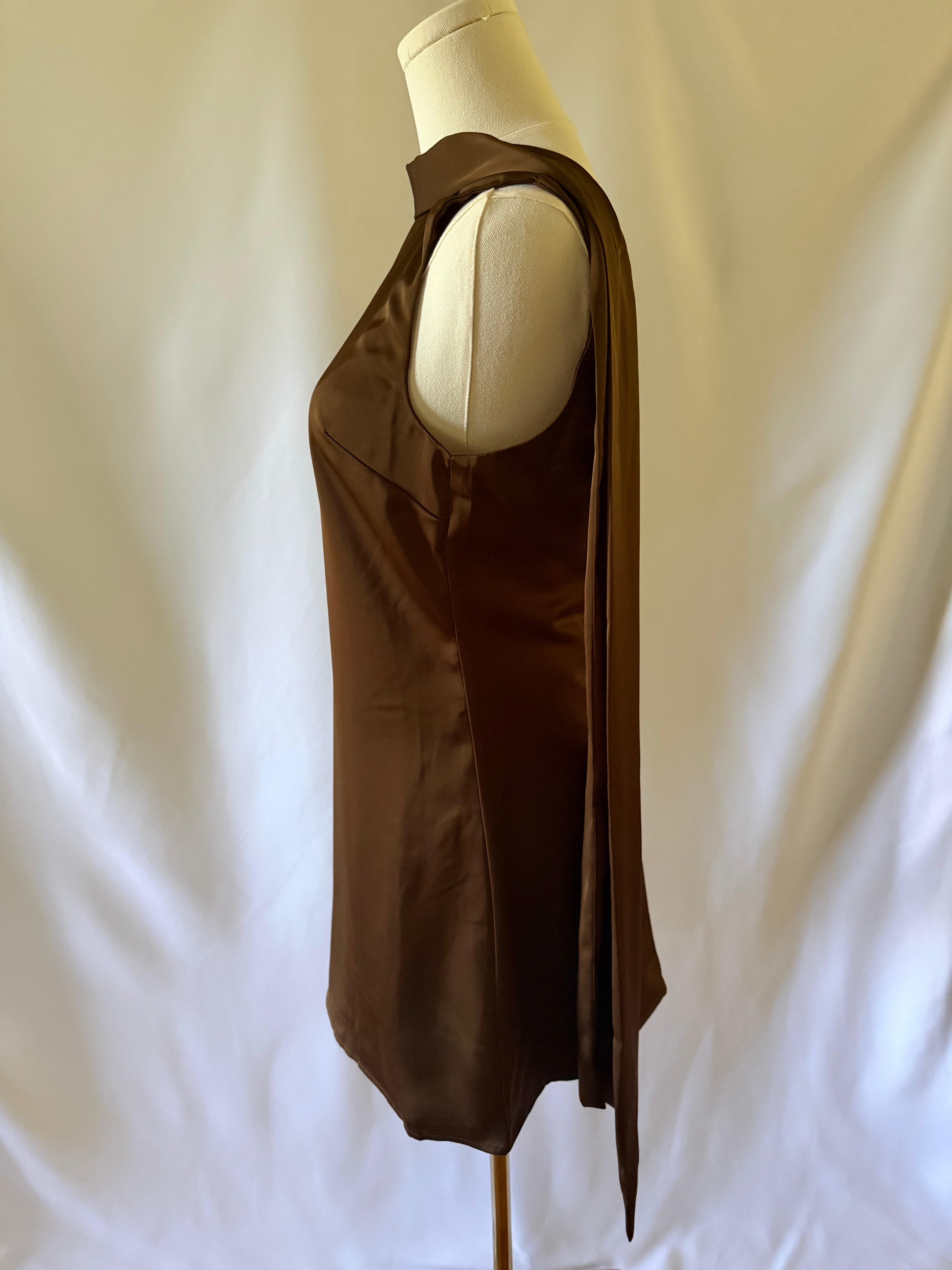 Zoe Satin Mini Dress