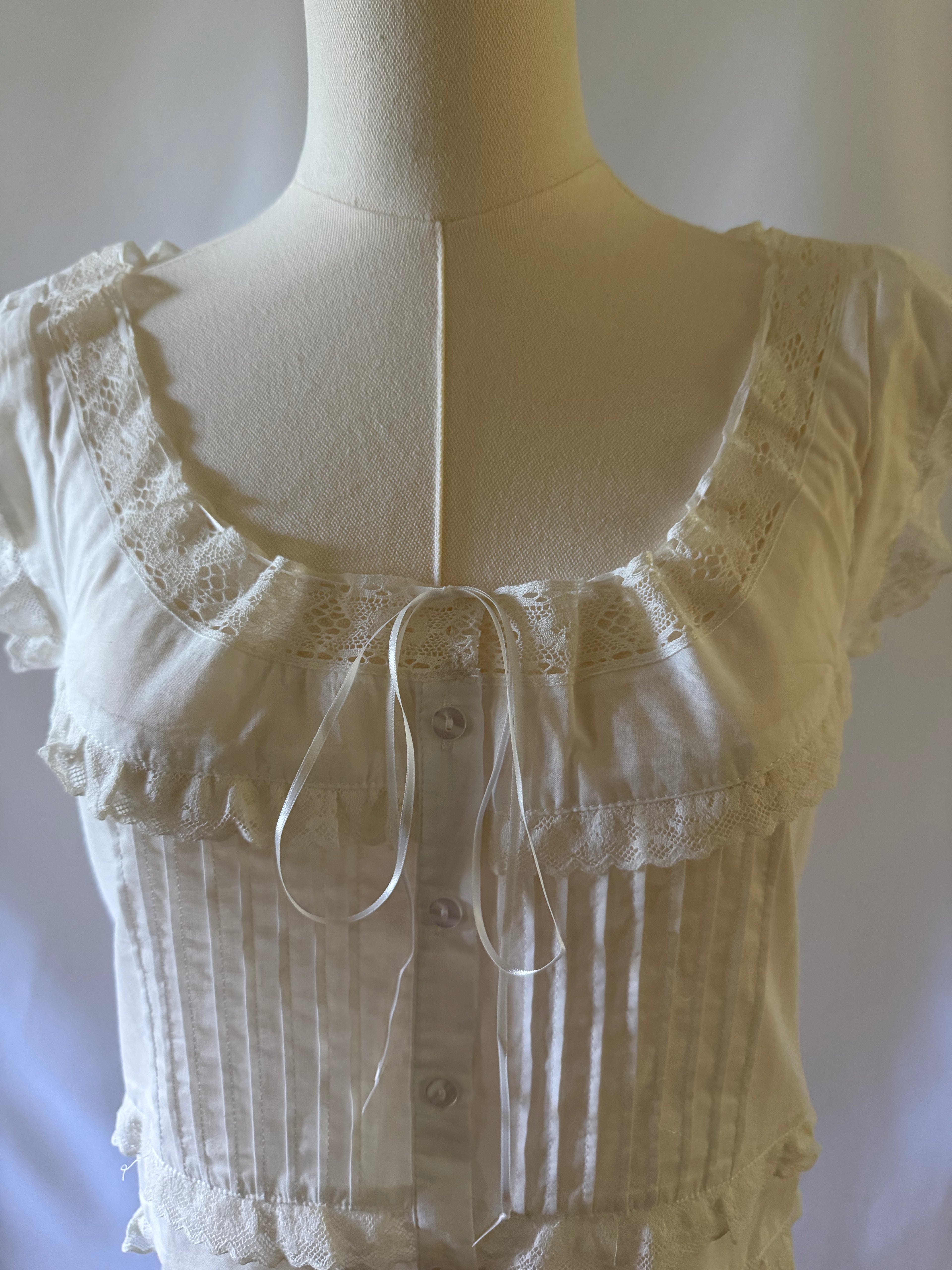 Amaya White Cotton Set