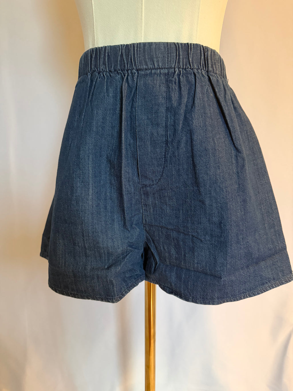 Willow Denim Elastic Shorts
