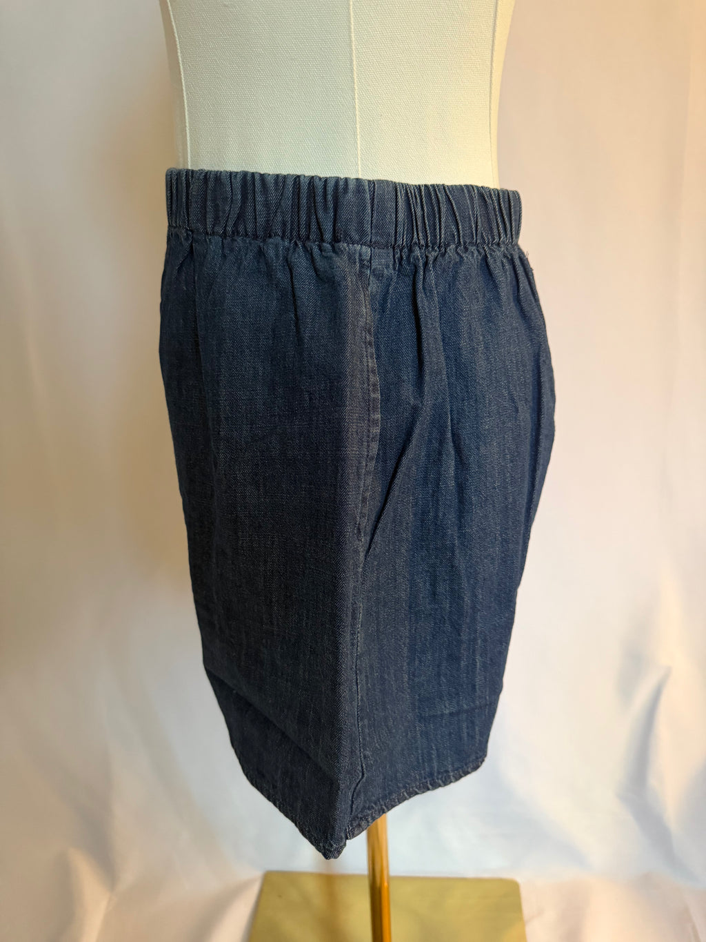 Willow Denim Elastic Shorts