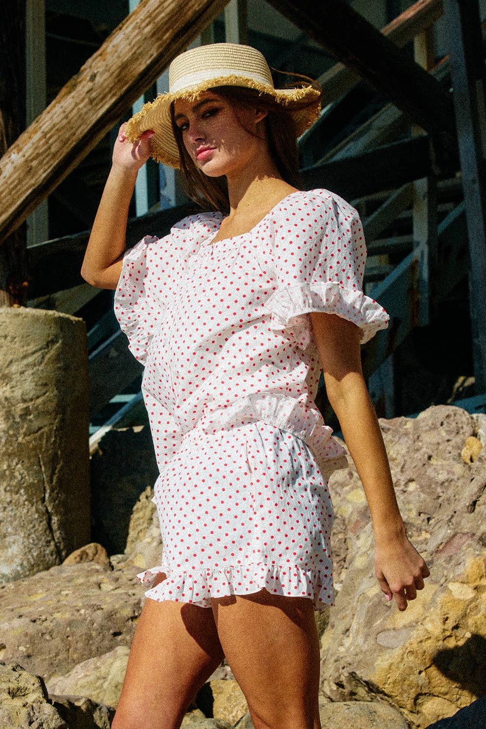 Ava Polka Dot Shorts